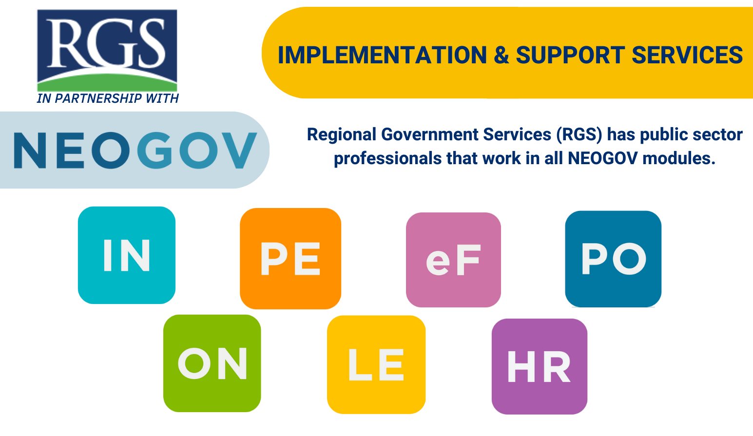 NEOGOV Support Services Regional Government Services Authority