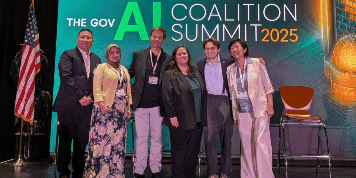 Collection of photos taken at the 2025 GovAI Coalition Summit