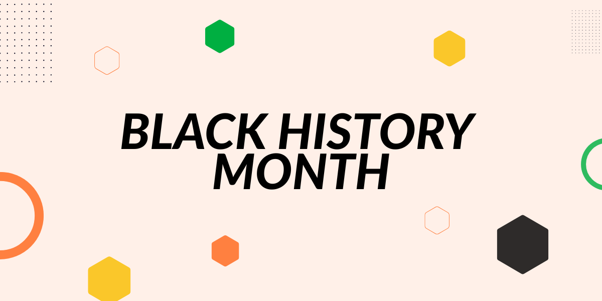 text reads Black History Month